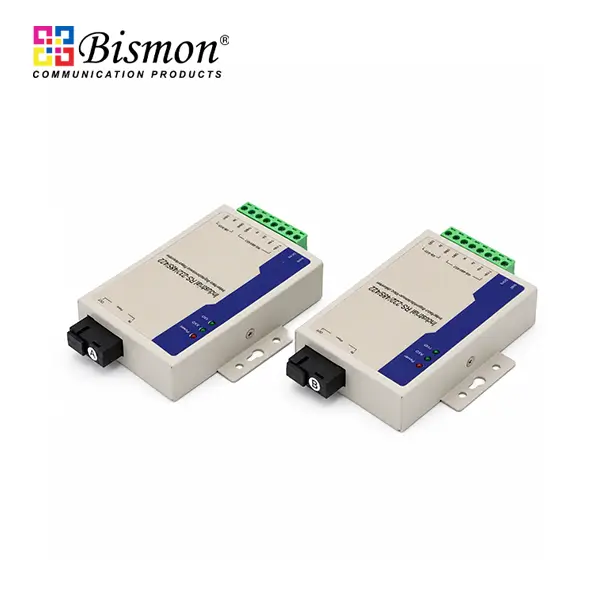 RS232/485/422 to Single-Fiber (BiDi) Fiber Converter SC, SM 20km(Pair)